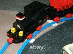 Vintage Lego Train 171 Complet Avec Piste Supplémentaire Très Bon État Boxed Rare