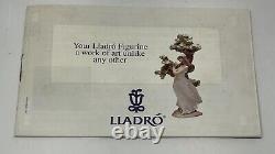 Vintage Lladro #1534 Little Sister Mint État Boîte Et Carnet Originaux Rare