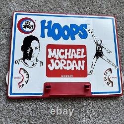 Vintage Michael Jordan Petit Panier de basket Lil Sport Ohio Art Jamais utilisé dans la boîte RARE
