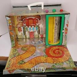 Vintage Rare 1974 Mego The Wizard Of Oz Munchkinland Jeu Set 1970's Toy With Box