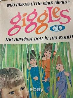 Vintage Rare Poupée Idéal Guggle Avec Boîte 1966