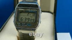 Vintage Rare Seiko A259-5050 Alarm Chronograph Mens Wrist Watch Withbox C. 1979