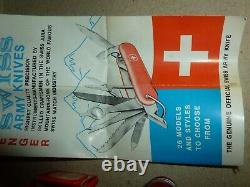 Vintage Rare Wenger Delemont Commander Swiss Knife Tag Box Instructions 16711