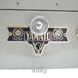 Vintage Rare Yamato Cash Box Japonais Coffre-fort Avec Alarme Art Décor Tokyo Japon