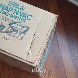 Vintage Regina Electrikbroom Snap N Vac Pièce Jointe New In Box Rare Prop Nib