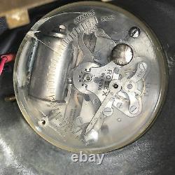 Vintage Rolex So Rare Horloge De Bureau Hoof Temps À La Seconde Avec La Boîte 1950