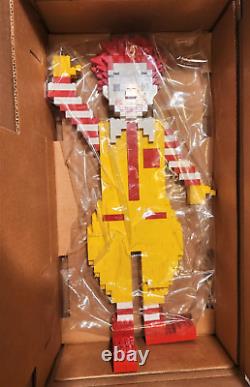 Vintage Ronald Mcdonald Lego Affichage De Repas Heureux Avec Boîte Originale-rare