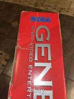Vintage Sega Genesis 16-bit Console Box Seulement 1992 Box Seulement! Fabriqué Au Japon Rare