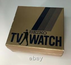 Vintage Seiko Tv Watch T001 LCD Hommes James Bond Montre Rare Original
