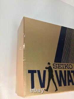 Vintage Seiko Tv Watch T001 LCD Hommes James Bond Montre Rare Original