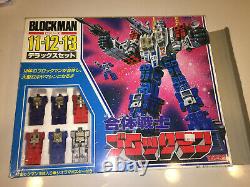 Vintage Takara Blockman Robotech Robolinks Box Poster C11 C12 C13 Rare