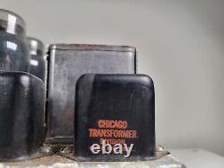 Vintage Us Army Electronics Amplificateur De Tube Et Boîte Originale Rare 1930s-1940s