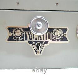 Vintage Yamato Cash Box Japonais Coffre-fort Avec Alarme Rare Art Decor Tokyo Japon