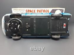 Vtg Original Rare Aohin Japon Batterie Op Patrol Car Box Batman Batmobile