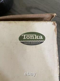 Vtg Tonka #250 Tractor Army Green 1964 Excellent État Avec Boîte D'origine Rare